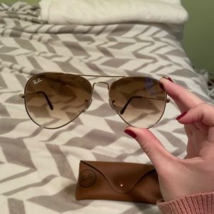 Authentic Rayban Aviators LIKE NEW